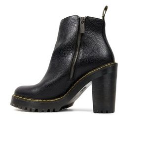 Dr. Martens Magdalena Leather Heeled Chelsea Boots